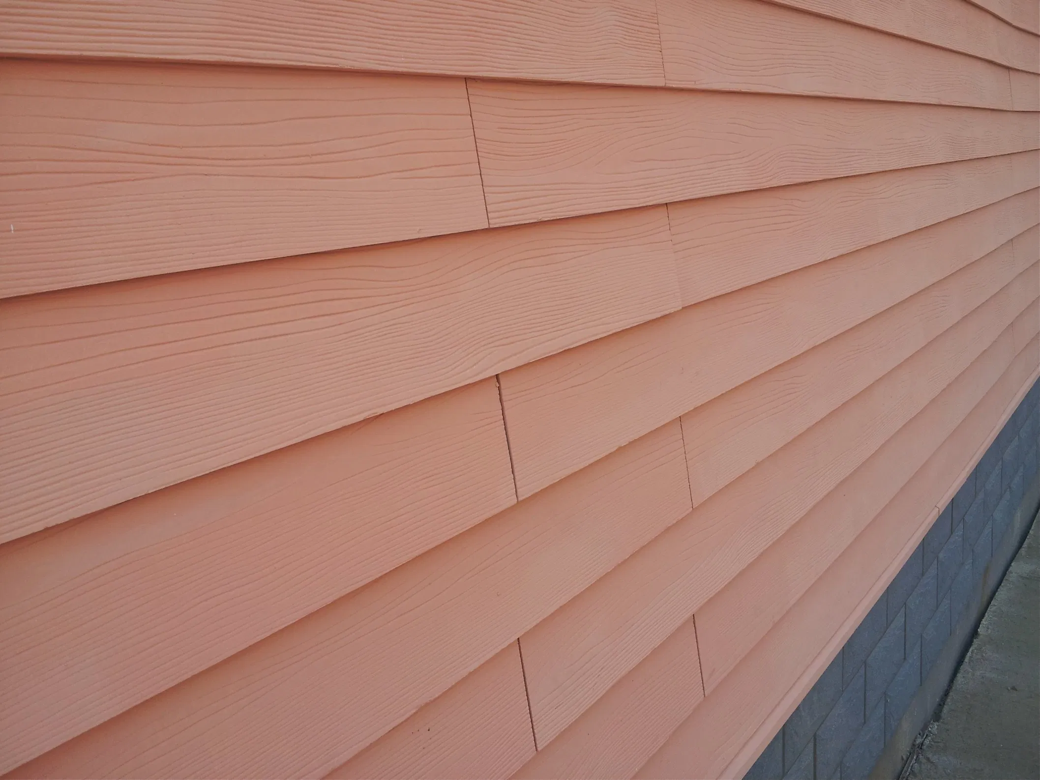 6mm Exterior Wall Wood Grain Siding Panel High Density