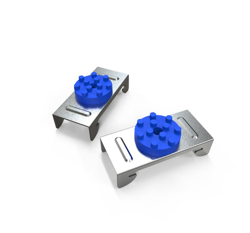 Sylomer Pad in The Hangerresilient Sound Furringsound Isolation Clipfurring Channelhat Channel System Rsic