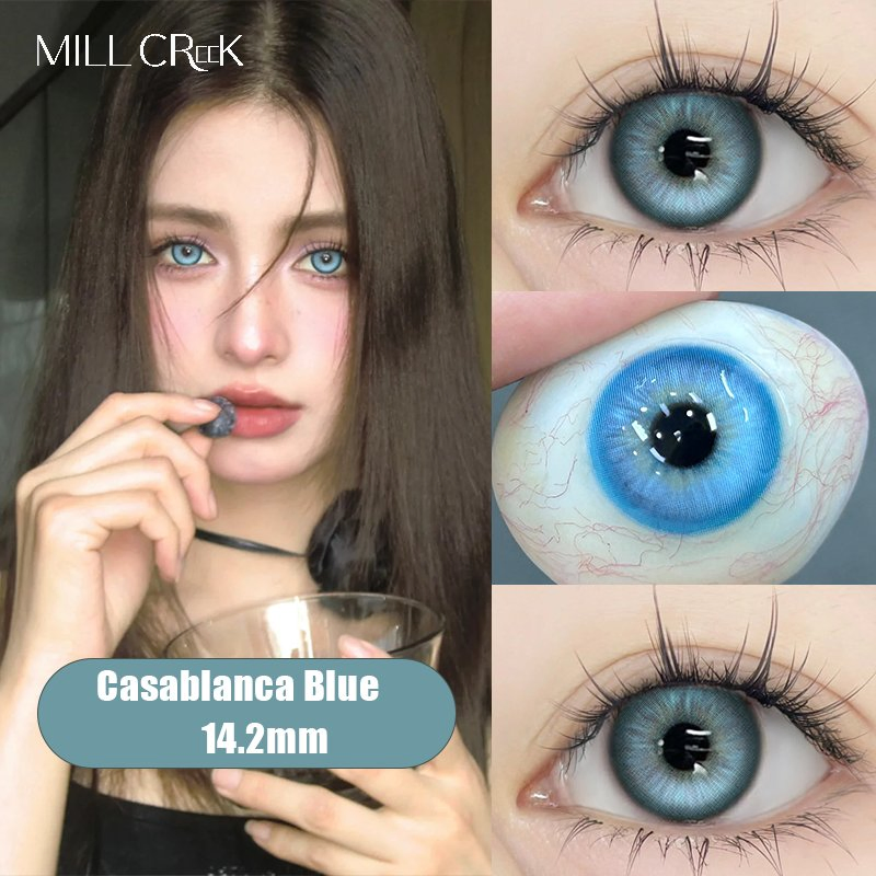 Millcreek Blue Color Contact Lenses High Quality Prescription Cosmetic Contact Lens