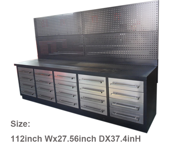 Tool Boxes Drawer Filling Storage Cabinets Steel Garage Workbench