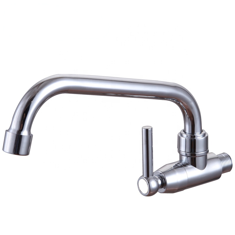 ABS Plastic Home Single Handle with Chrome Finish Design Economic Popular Kitchen Faucet