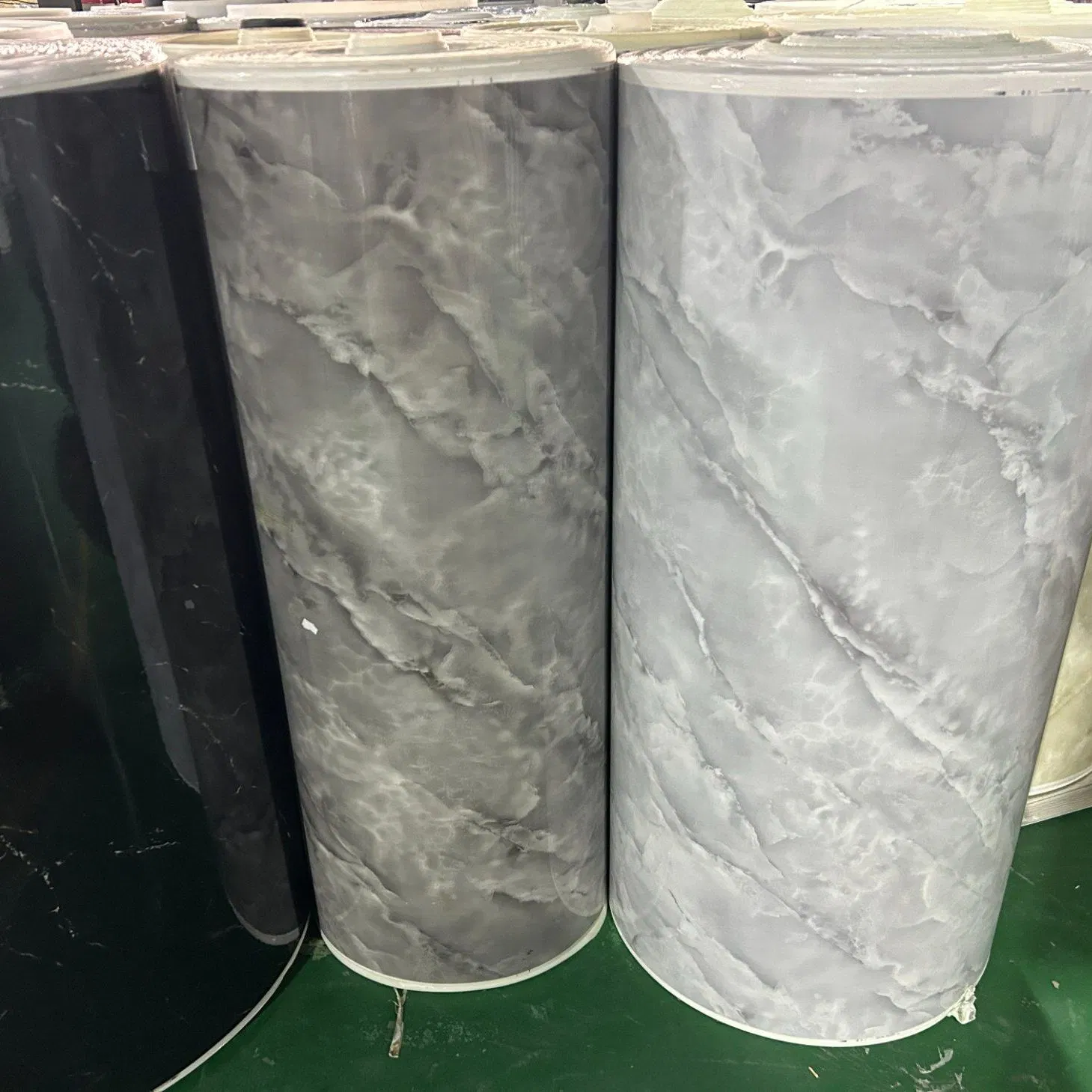 Durable Marble Effect 30X60cm PVC Wall Stickers for Home Decor