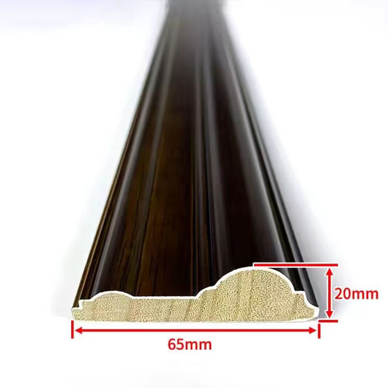 Factory Wholesale Interior Wall Floor Decoration Waterproof Wooden Baseboard Moulding