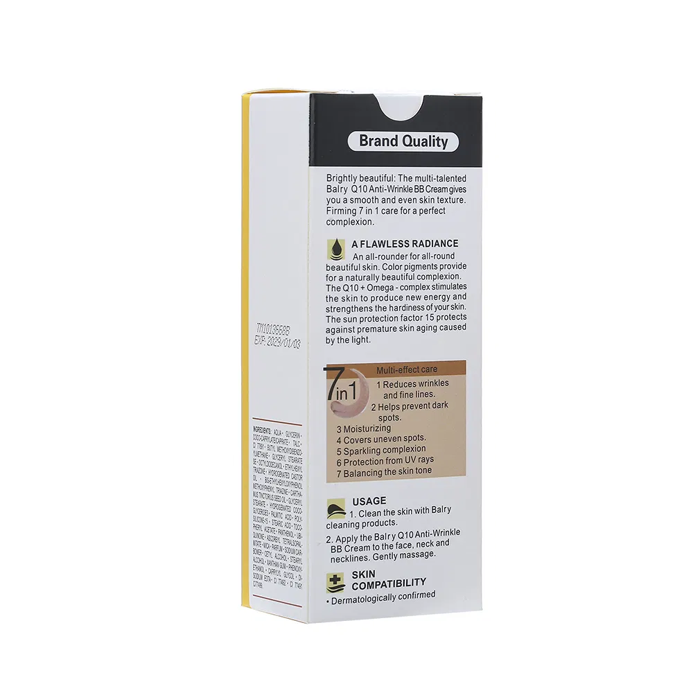 Factory Wholesale Cosmetics Makeup Q10 Waterproof Liquid Facial Bb Cream Foundation Concealer 60ml