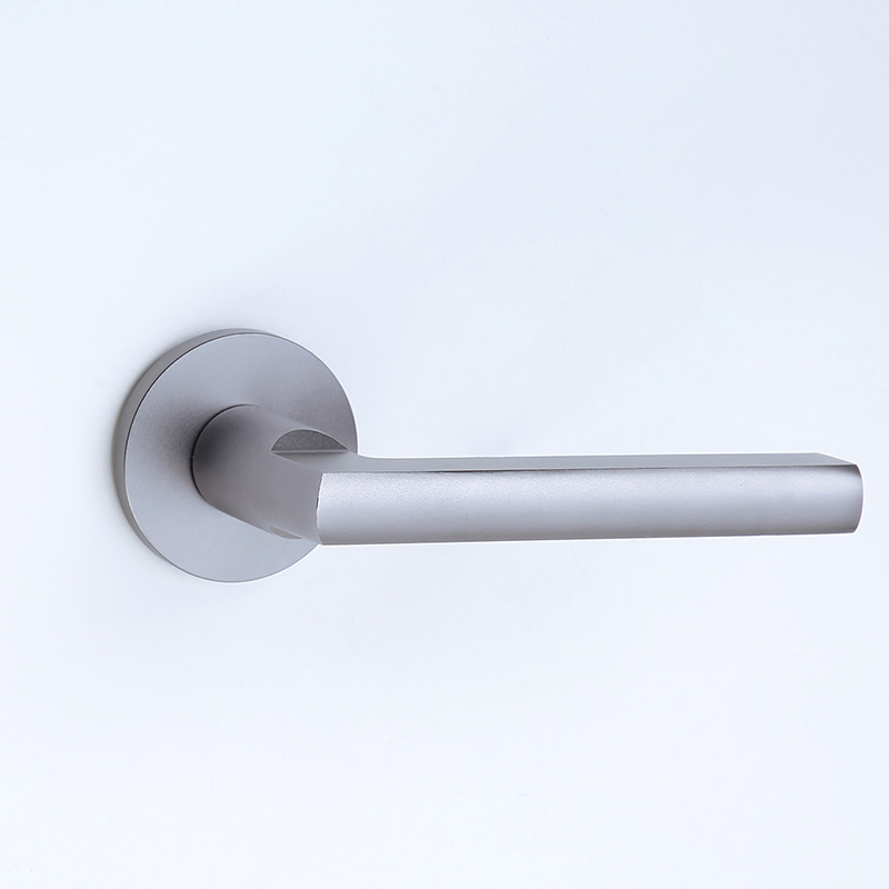 304 Stainless Steel Door Handle Matte Black Round Tube Door Handle Furniture Hardware Door Handles for Interior Doors