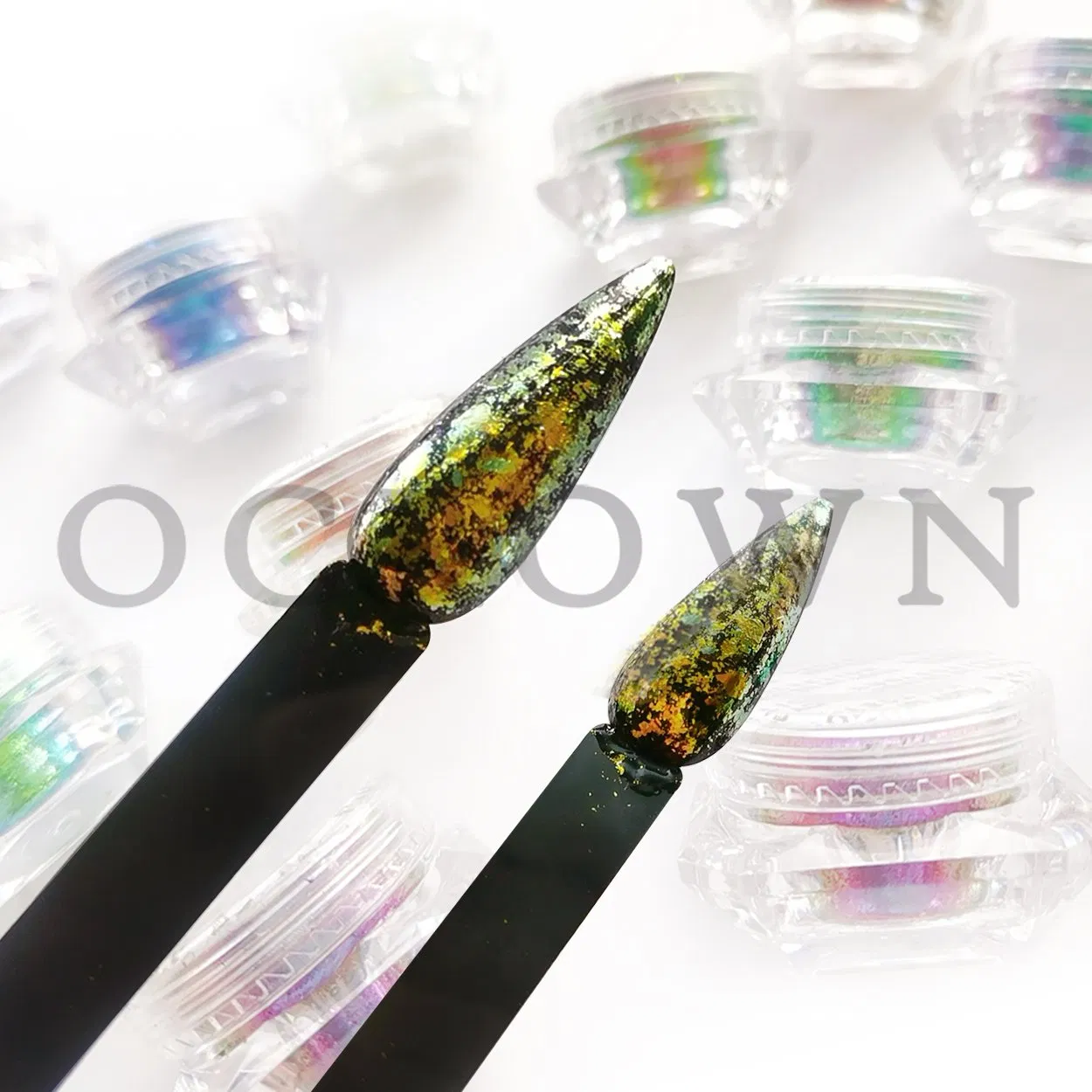 Chameleon Glitter Powder 3D DIY Nail Art Decoration Flakes