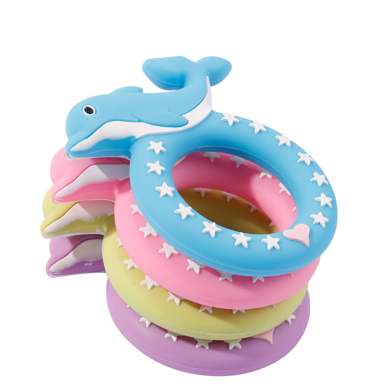 Baby Chewing Bracelet Teething Toy Silicone Teether Sensory Newborn Chew Toys