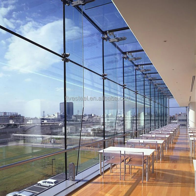 Building Wall Unitized Curtain Wall Exterior Aluminum Glass Curtain Wall 10mm Glass Window Glass Glass Smart Glass Film Glass Brick Float Glass Patterned Glass