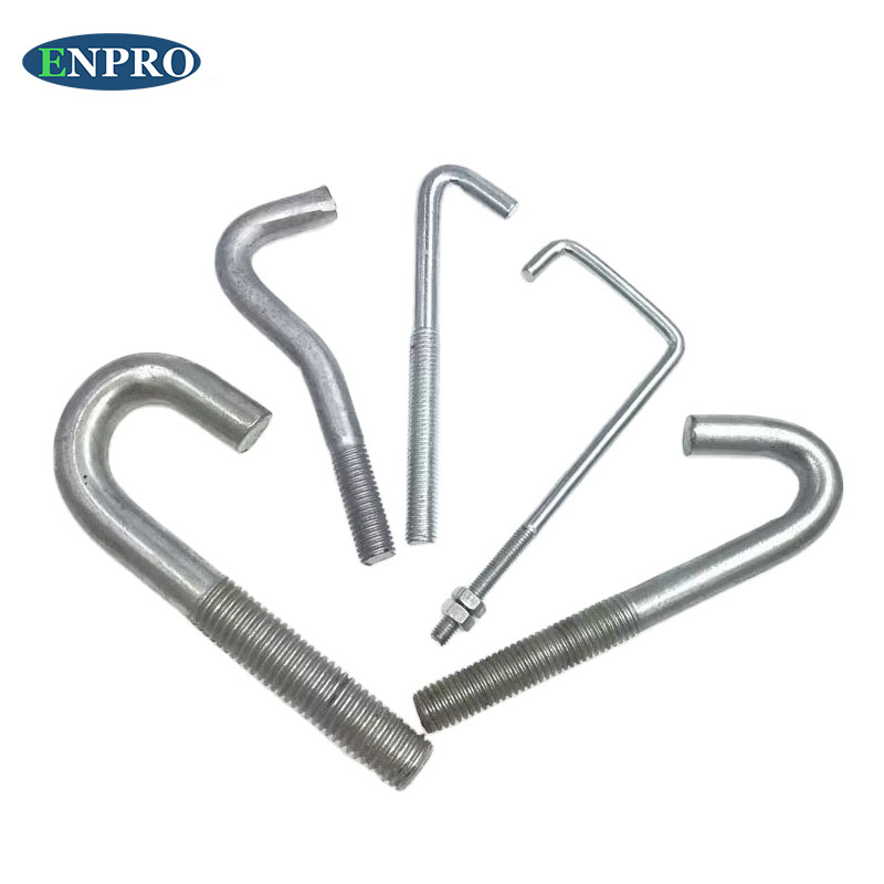 China Factory Custom L/J / U / I Shape Foundation Bolts Anchor Bolts