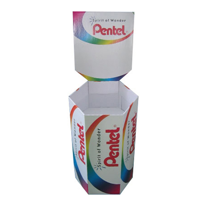 Картонный уличный мусорный бак, складной, для мероприятий