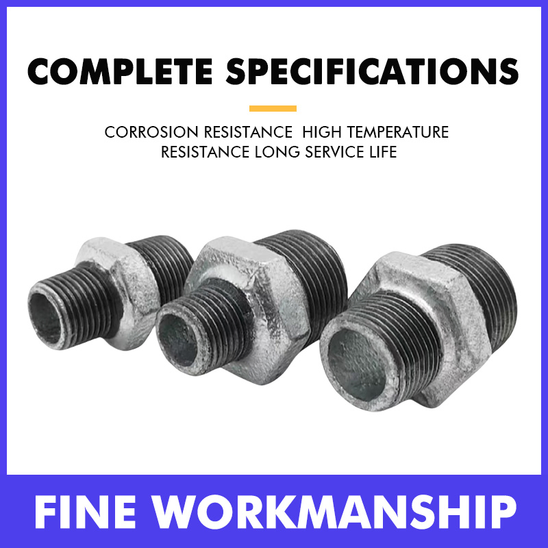 Galvanized Reducing Nipple for Pipe Connection