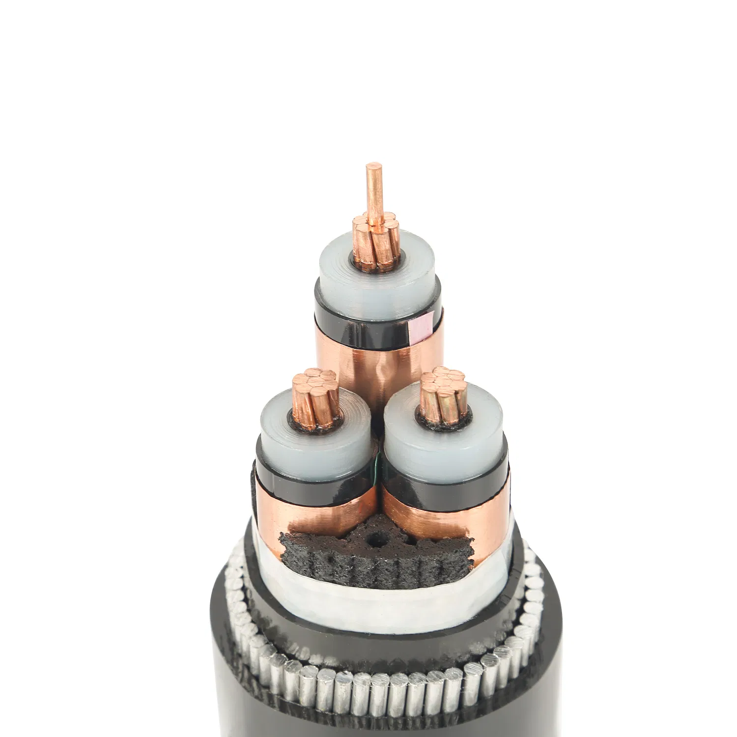 LV/Mv/Hv Copper/Aluminum XLPE/PVC Armoured/Unarmoured Electric Cable