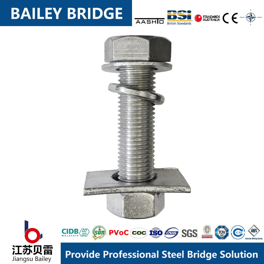 High Performance Anti Corrosion Heavy Duty Ramp Bridge End Plate Bolt