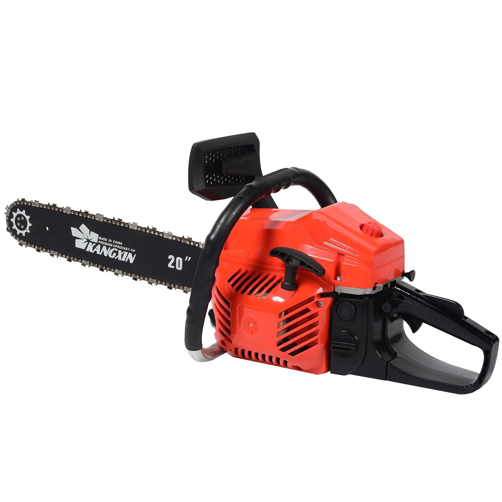 Heavy Duty 52cc Gasoline Chain Saw with 20" Guide Bar and Chain