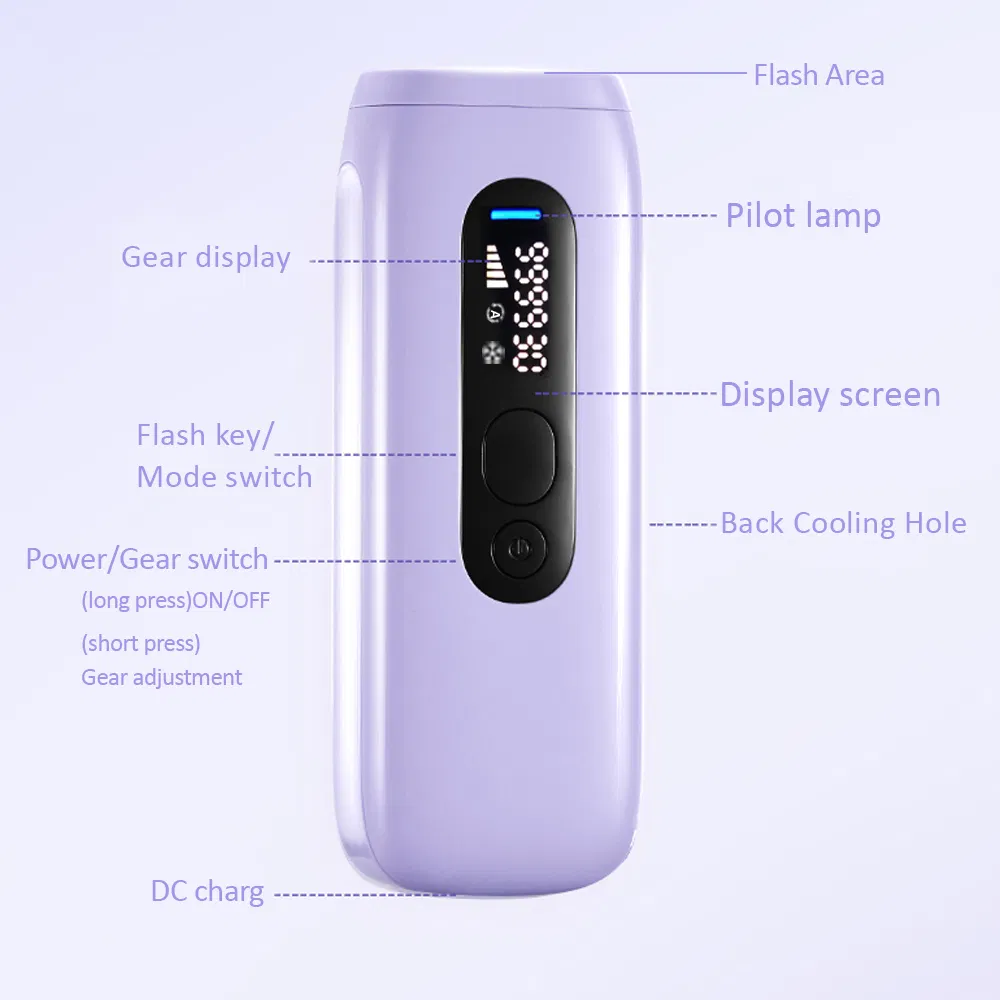 Permanent Hair Reduction Bikini Line Hair Removal Machine for Home Use