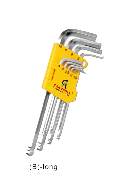 Home Use Set of 9PC Ball Point Hex Key Set