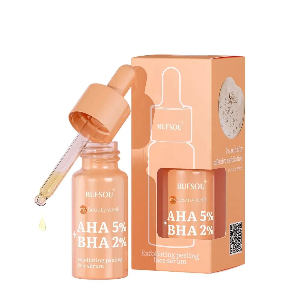 Hot Selling Private Label Whitening BHA Aha Deep Cleansing and Peeling Salycilic Glycolic Acid Skin Care Face Serum