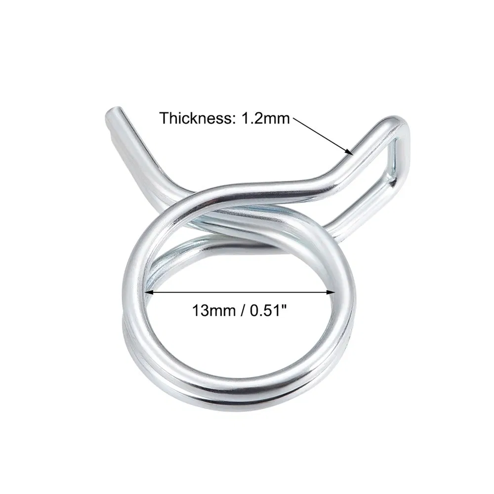 1 1/2 Inch Matt Black Gold Silver Curtain C-Rings