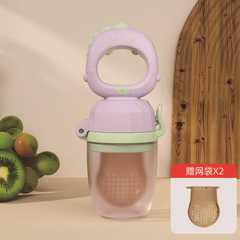 Cartoon Dinosaur Baby Feeder with Fun Rotating Propeller
