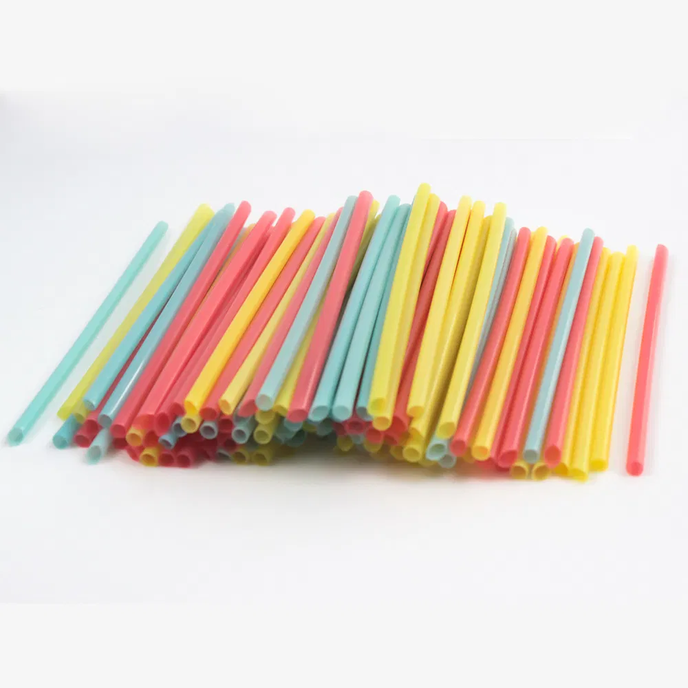 Disposable Plastic Tableware PP Plastic Straw Customized Color and Size for Drink