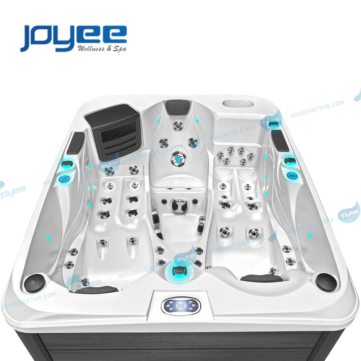 SPA-ванна Joyee Balboa на 3 персоны с гидромассажем и LED