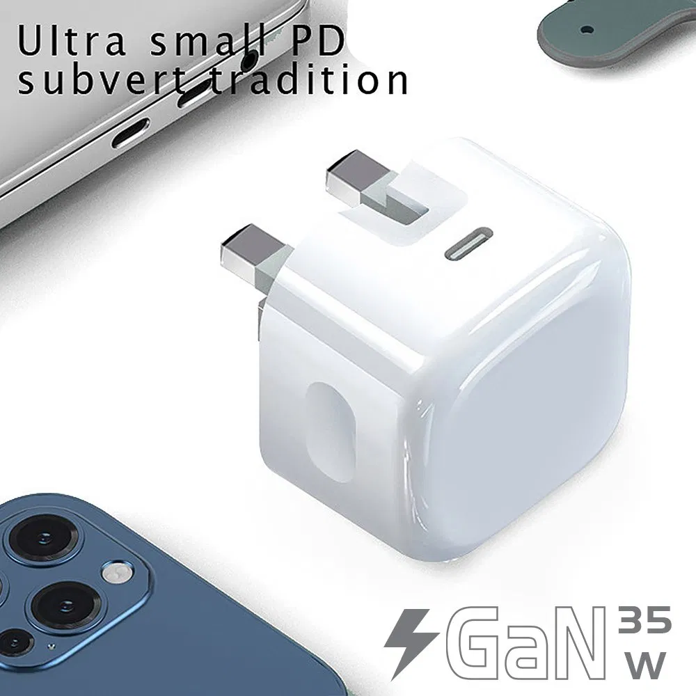 GaN зарядка 35W для iPhone и Samsung, UK розетка