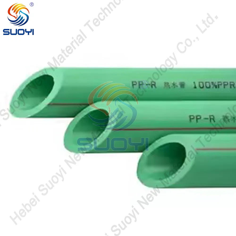 Suoyi Factory Origin Direct PPR Pipe Green Color PPR Water Pipe for Hot Water and Building Construction