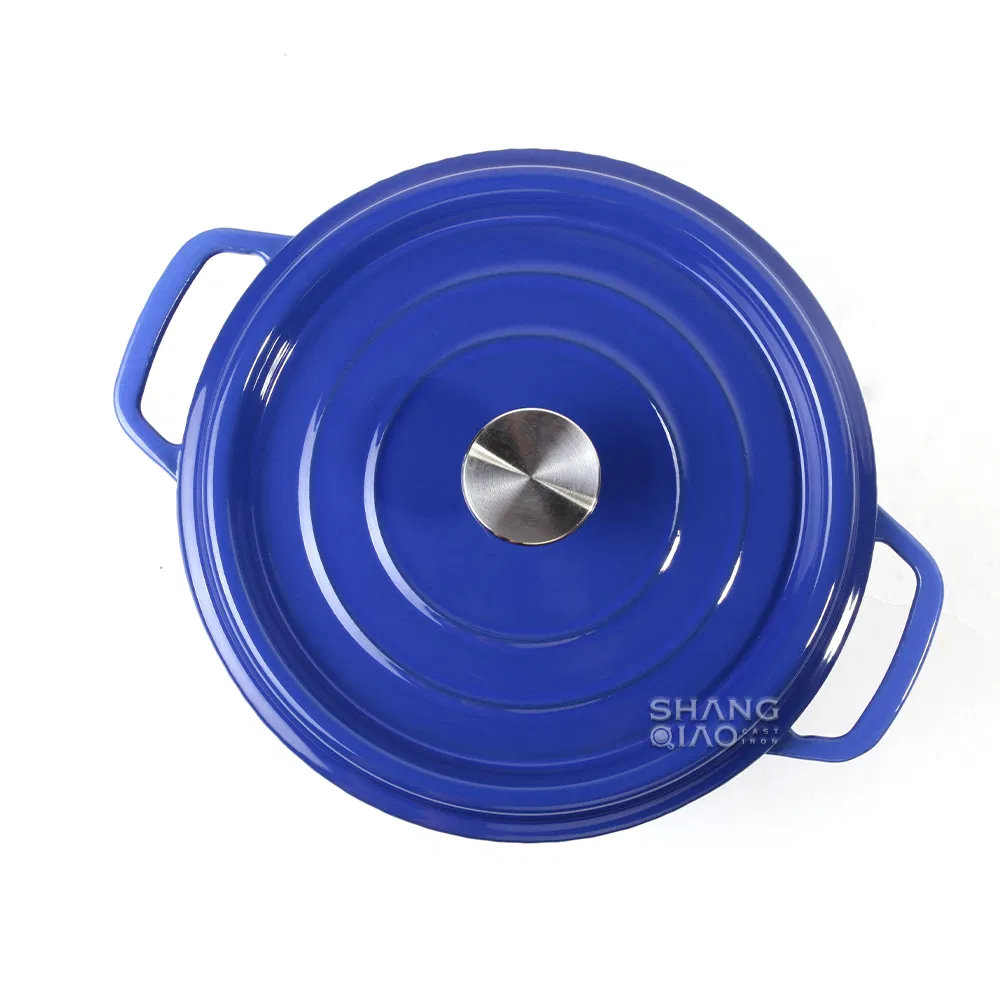 Чугунная эмалированная жаровня Dutch Oven