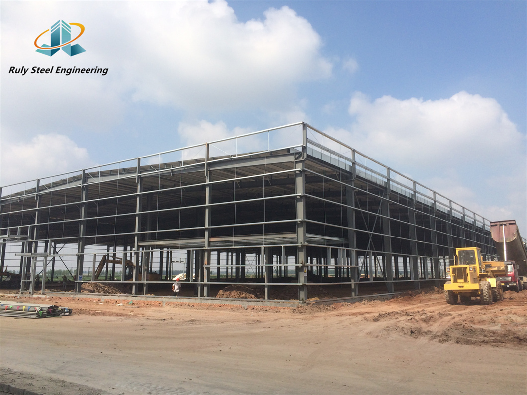Steel Support Beam Prefab Structural Steel Beams and Columns Fabrication