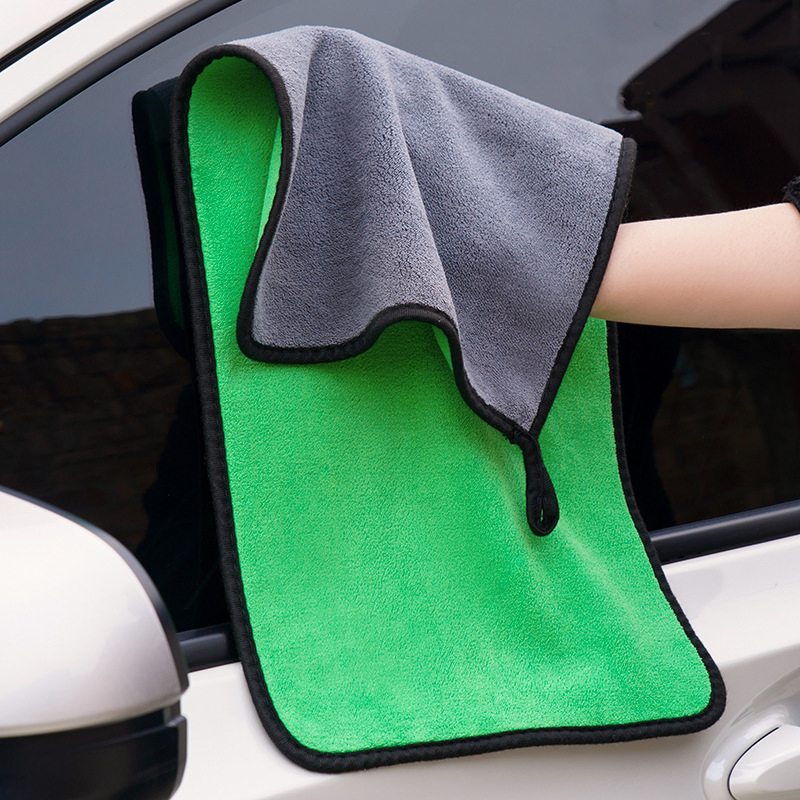 Most Popular Quick Drying Double-Sided Coral Fleece Absorbent Thickened Car Wash Towel