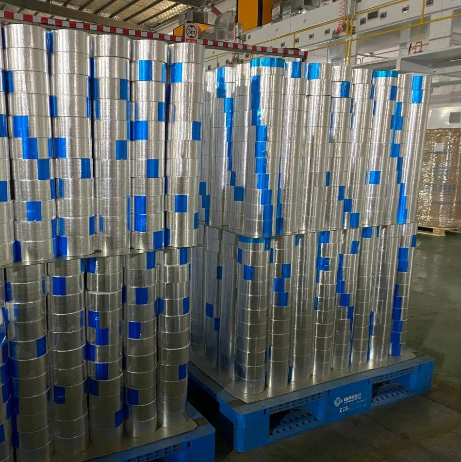 Manufacturer Supply Optimize Insulation Aluglass HVAC Foil Fiber Adhesive Tape