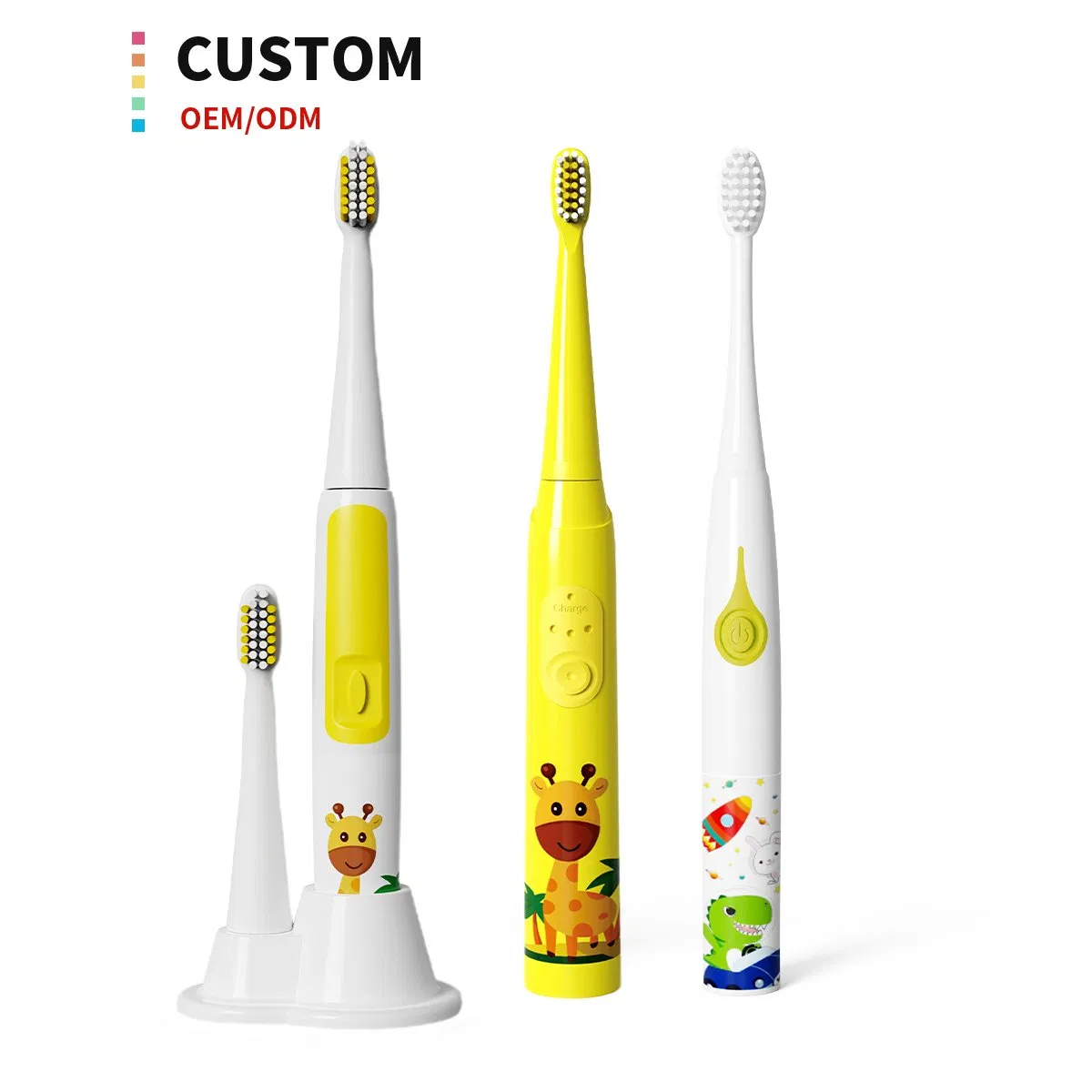 Soft Silicone Automatic Children Electric Toothbrush for Kids Baby Sonic Toothbrush