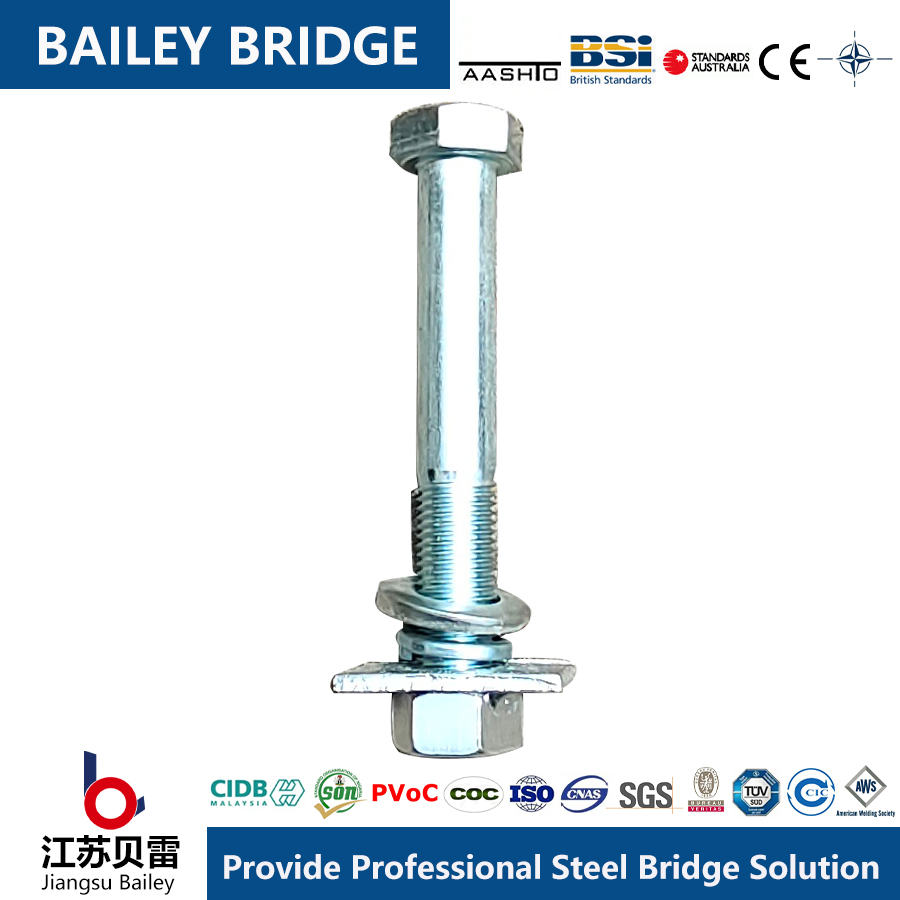 High Performance Anti Rust Heavy Duty Deck Bolt for Bailey Bridge