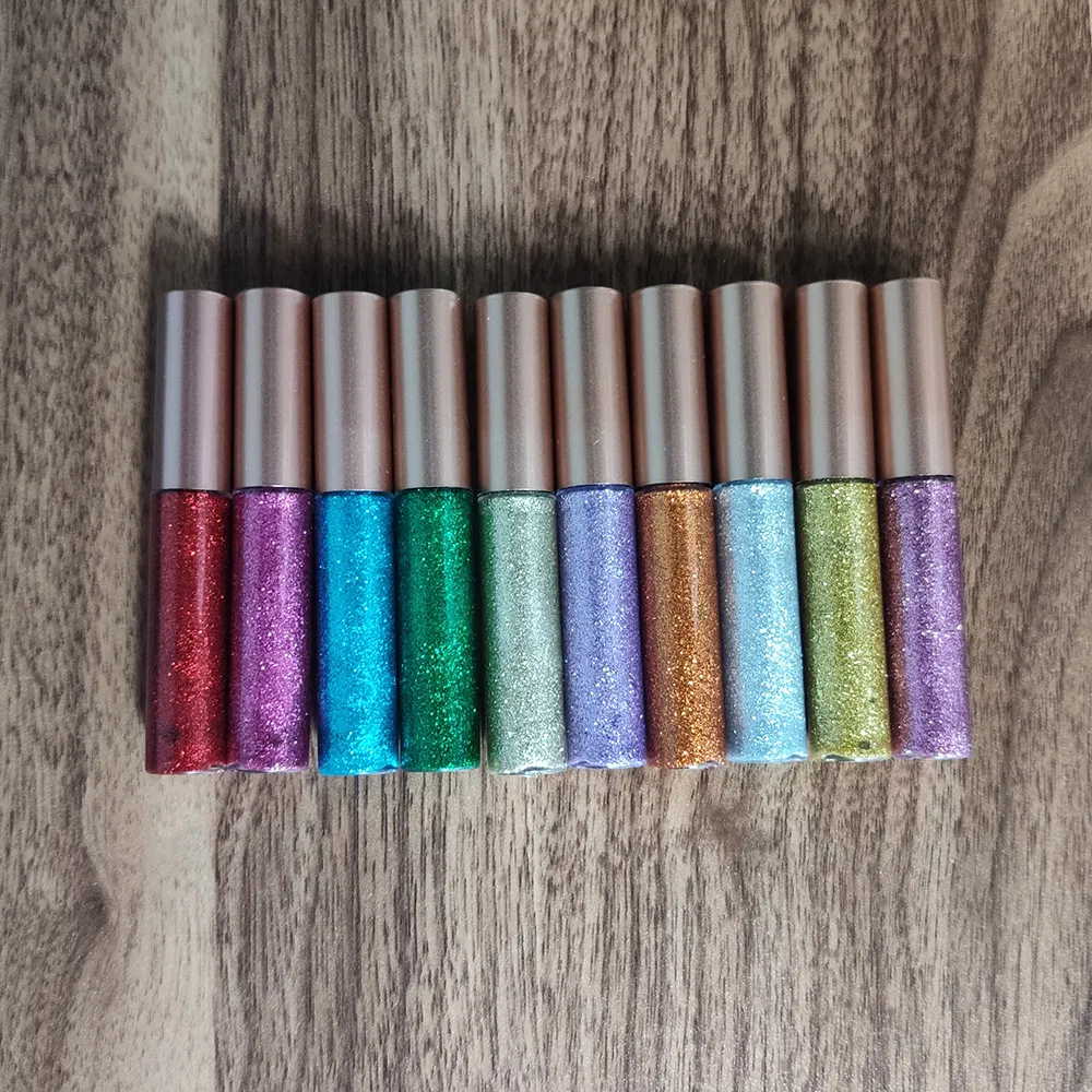 Waterproof 10 Color Private Label Glitter Liquid Eyeliner Gel Supplier