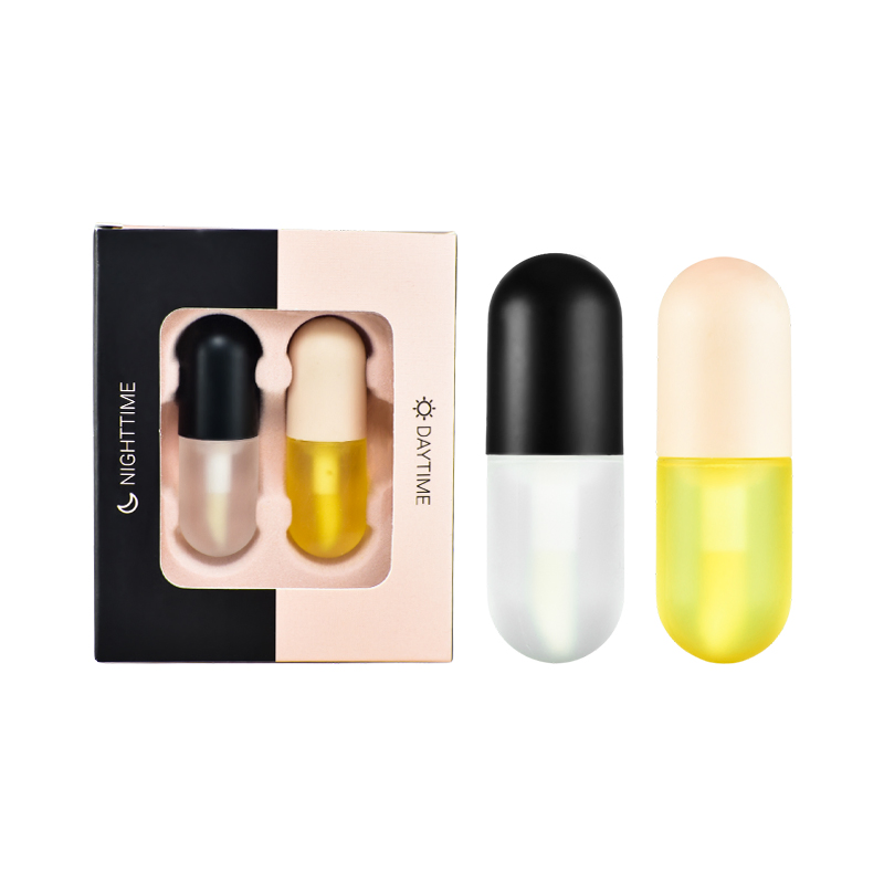 Mini Capsule Custom Logo Vegan Lip Plumper Hydrating Lip Gloss Oil Kit