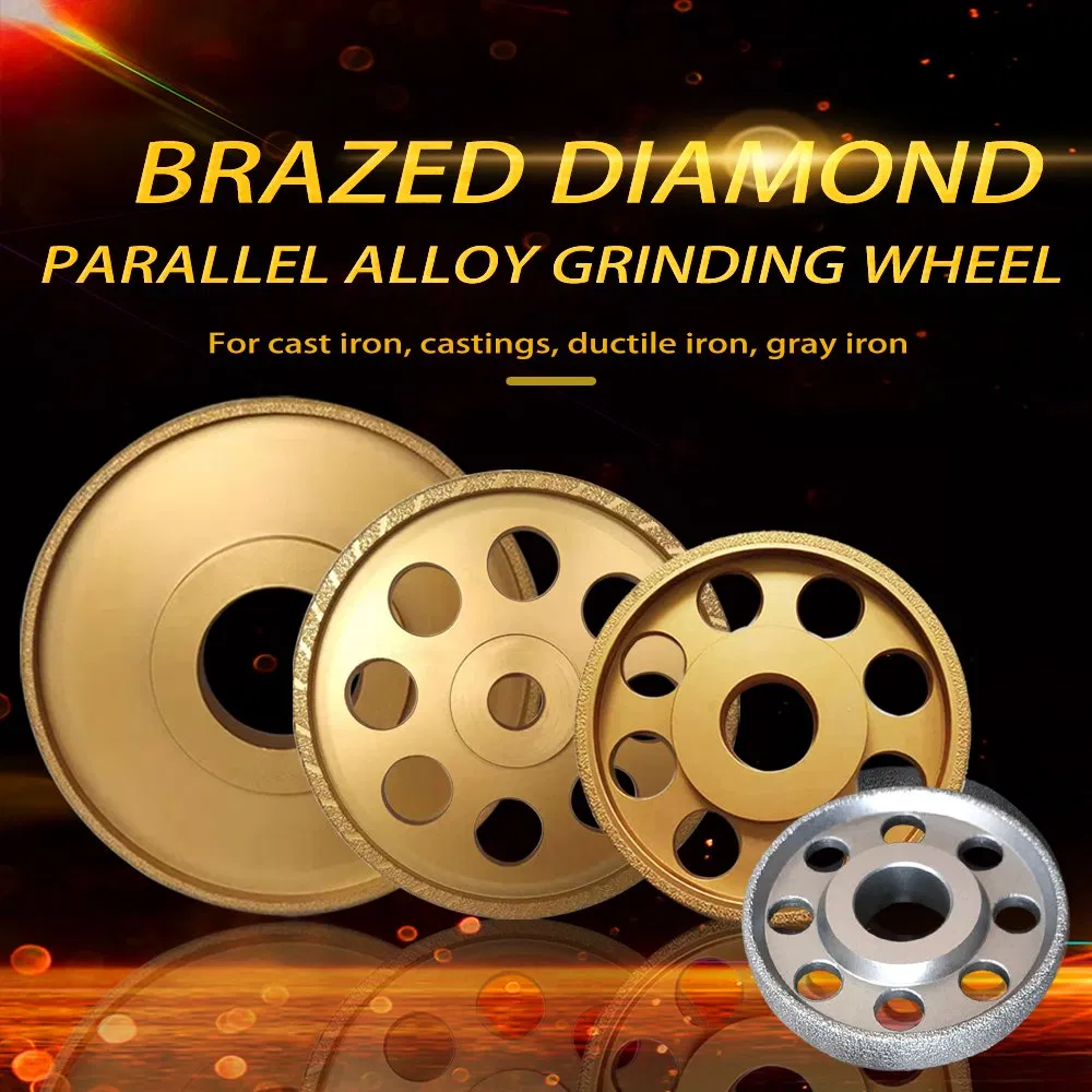 Parallel Alloy Grinding Wheel Foundry Grinding Wheel Brazed Diamond Cast Iron Grinding Wheel