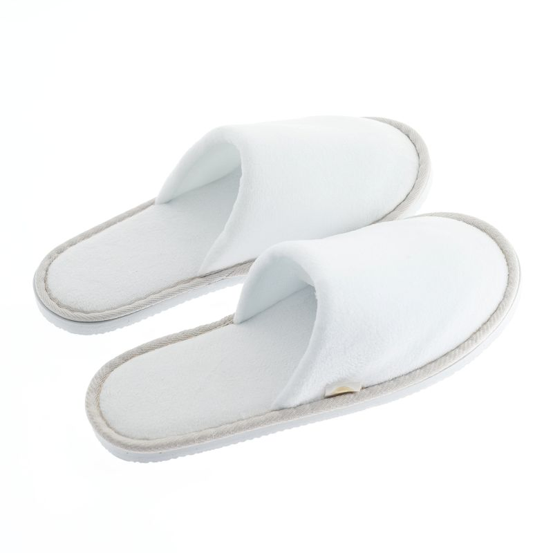 Made in China Can Be Wholesale Custom Home Hotel Bedroom Clean and Safe Open Toe Non- Slip EVA Slippers