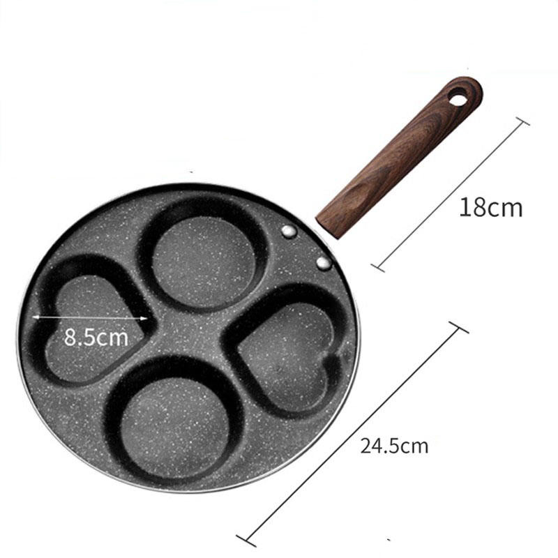 High Quality Four-Hole Fried Egg Aluminum Pan Wholesale Low Price Metal Material