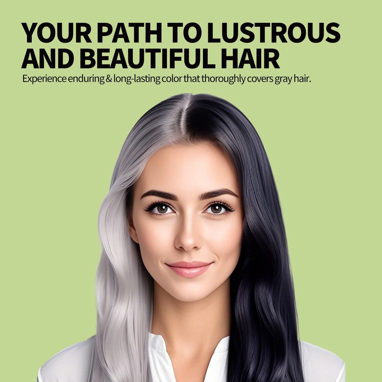 Sevich 50ml Black Hair Cream Private Label Permanent Cover White Grey Hair to Black Dye Color Cream Treatment