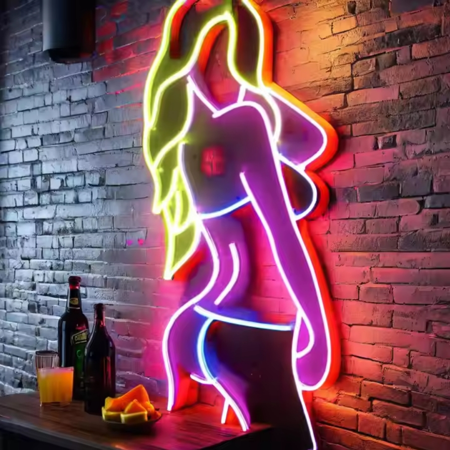 Personalized Made Ice Cream Light Sign Acrylic Logo Letter Neon Sign