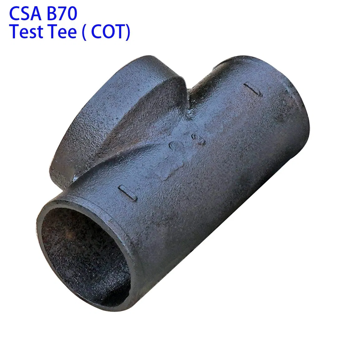No-Hub CSA B70 Test Tee COT Fittings for Drainage