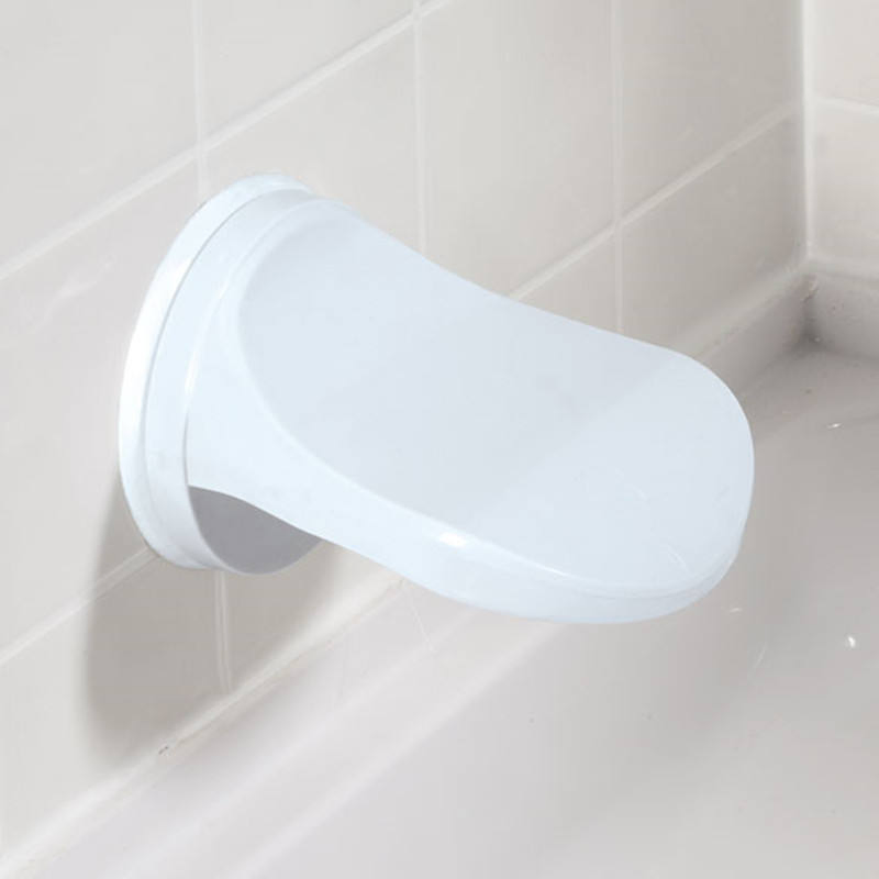 Suction Cup Bathroom Helper Safe Shaving Shower Foot Rest Shower Foot Holder