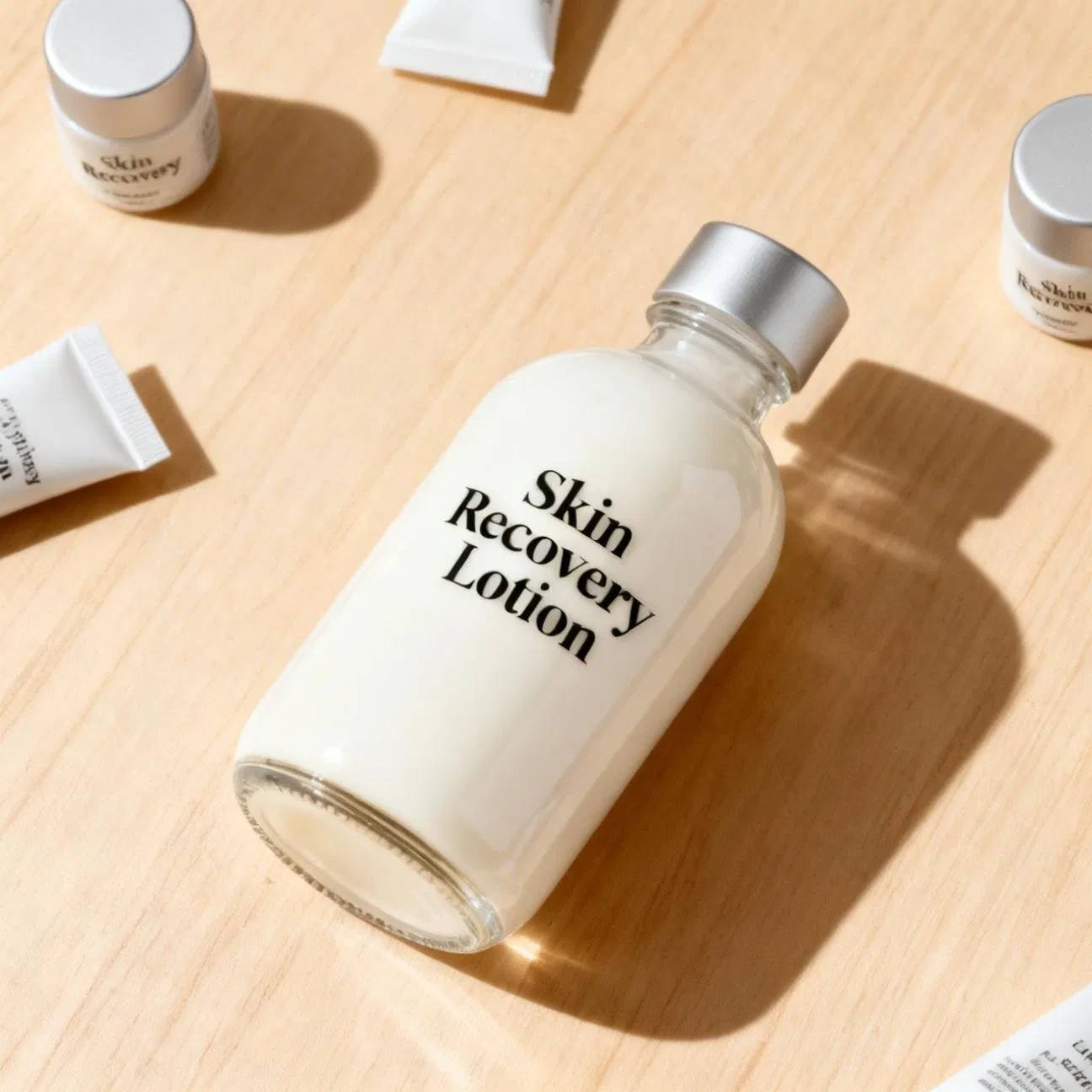 Anti-Aging Ceramide Np and Panthenol Firming Face Lotion for Wrinkle Prevention and Skin Rejuvenation