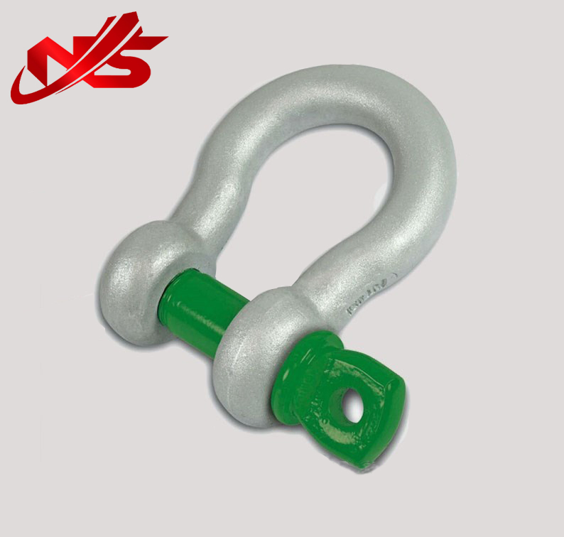 Us Type Drop Forged G-209 Screw Pin Bow Shackle Hardware Galvanized Shackle