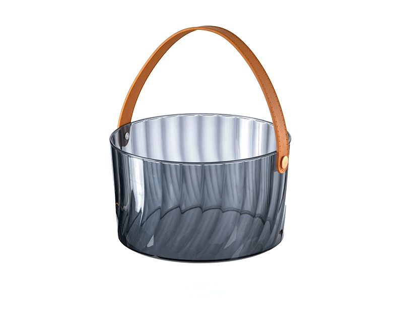 High-Value Creative Hand-Held Ins-Style Plastic Transparent Ice Bucket
