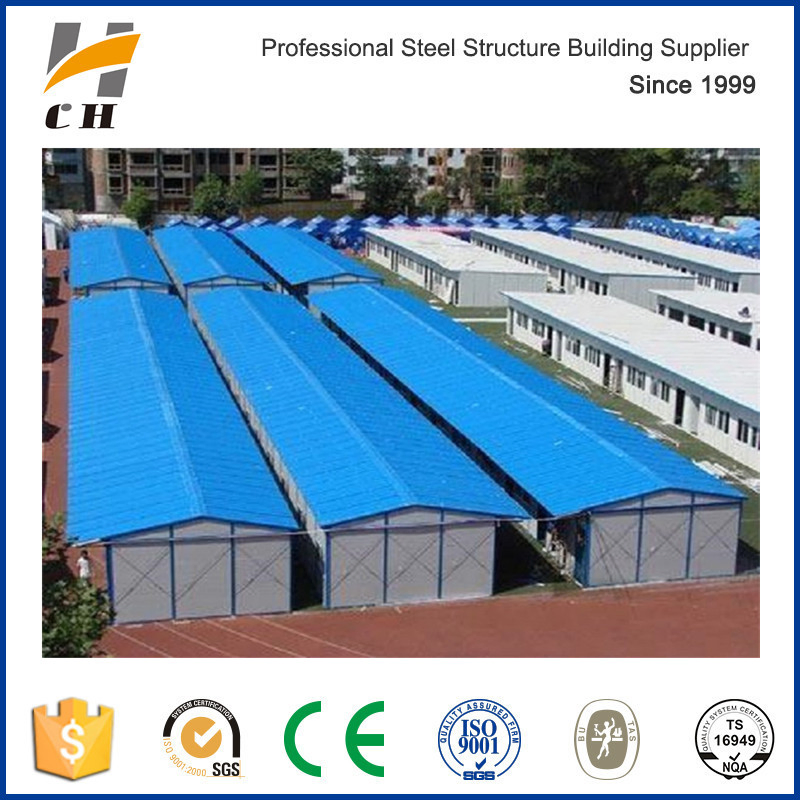 Hanoi Low Cost Housing Construction Light Steel Structure Modular Sandwich Panel Prefab House