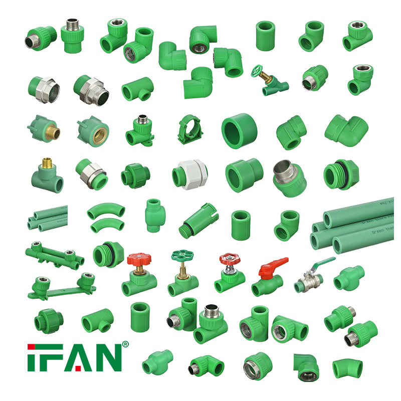 Ifan Wholesale Green PPR Fittings with Free Sample