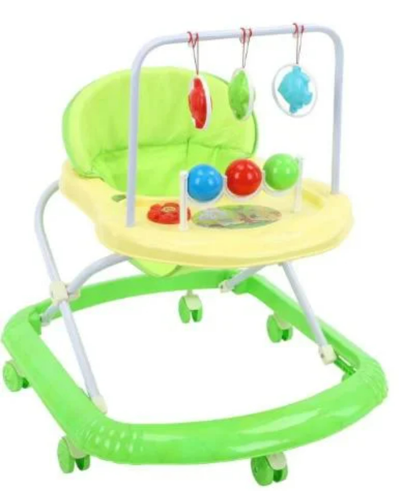 High Quality Portable 6-18months Single Seat Plastic Baby Walker