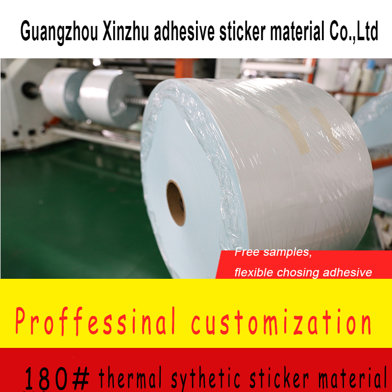 180#Thermal Sythetic Sticker Label Material Xzrm-83180h Label Sticker