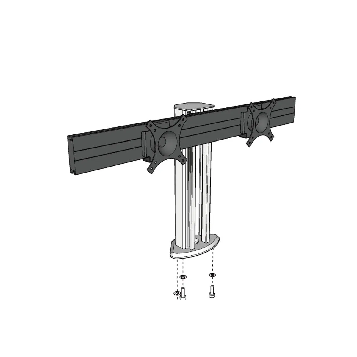 Monitor Desktop Stand Fully Dynamic Rotating Stand LCD Computer Monitor Independent Desktop Stand